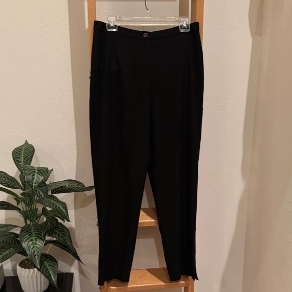Liz Claiborne Pants - Liz Claiborne LizSport Made in India Trousers button waist-poly/rayon/lycra